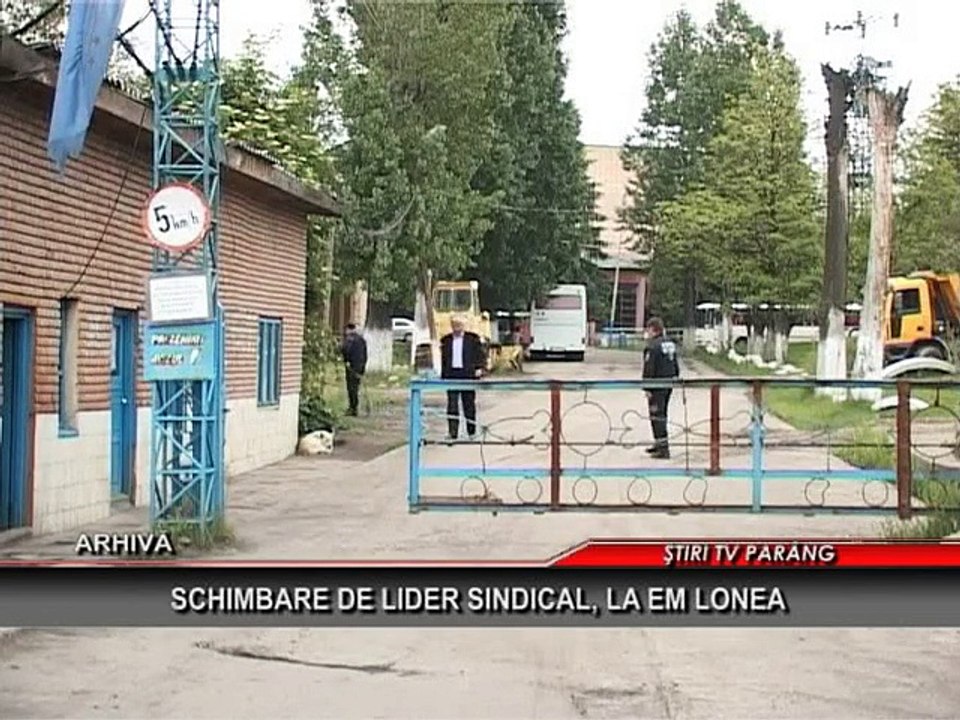 Schimbare de lider sindical,la EM Lonea