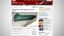 Bronze Age Ceremonial Dagger Saved From Being Used As A Doorstop