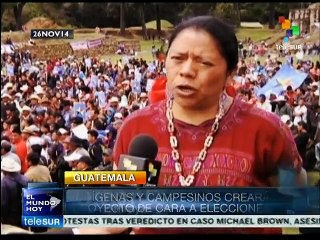 Guatemala: indígenas crean partido propio para elecciones 2015
