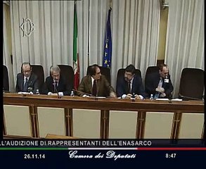 Roma - Sistema previdenziale pubblico e privato, seguito audizione Enasarco (26.11.14)