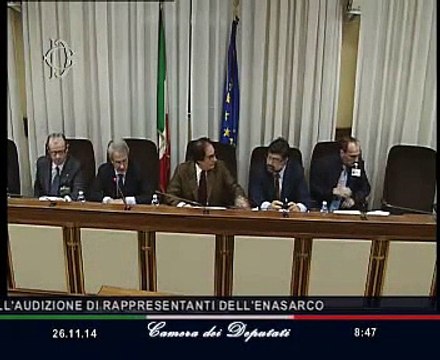 Roma - Sistema previdenziale pubblico e privato, seguito audizione Enasarco (26.11.14)