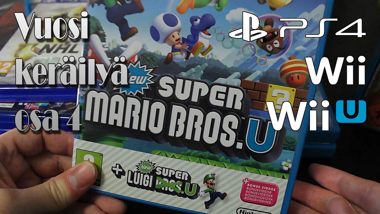 Vuosi pelien keräilyä, osa 4 - PS4, Wii ja Wii U
