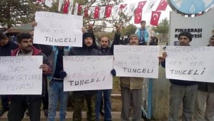 Bahçeli'nin Tunceli Ziyareti İçin Hazırlanan Pankart