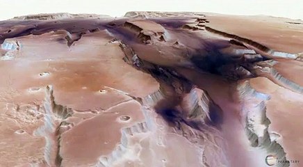 Survolez Kasei Valles, le "grand canyon" de Mars