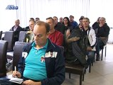 Sindikati zaposlenih u Komunalnoj delatnosti protiv smanjenja zarada i privatizacije javnih komunalnih preduzeća, 27. novembar 2014. (RTV Bor)