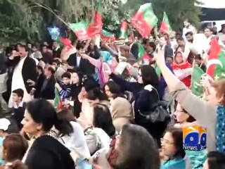 Imran Khan urges PTI workers to reach D Chowk on Nov 28-Geo Reports-27 Nov 2014