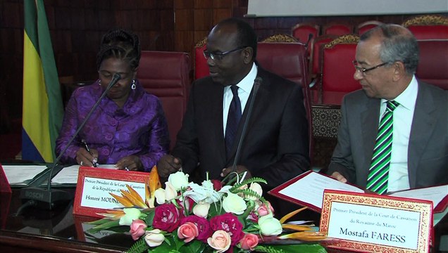 توقيع اتفاقية تعاون بين محكمتي النقض لكل من المغرب والغابون