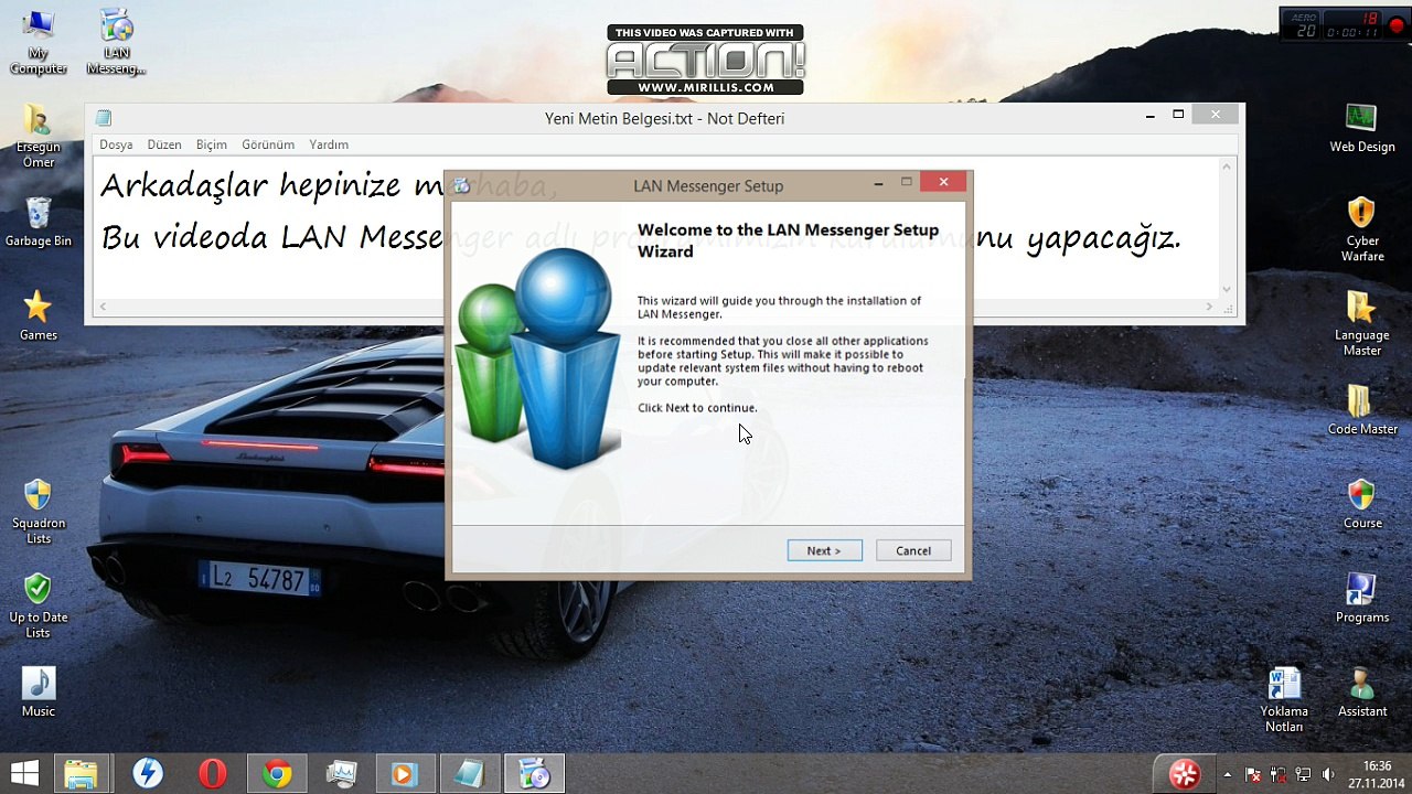 LAN Messenger Kurulum