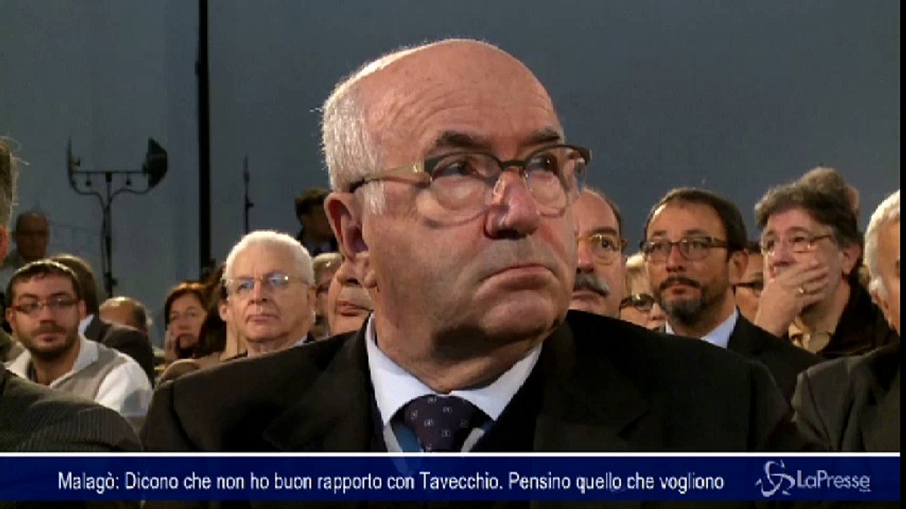 Malagò: Dicono che non ho buon rapporto con Tavecchio. Pensino quello che vogliono
