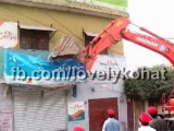 kohat Pindi Road encroachment operation