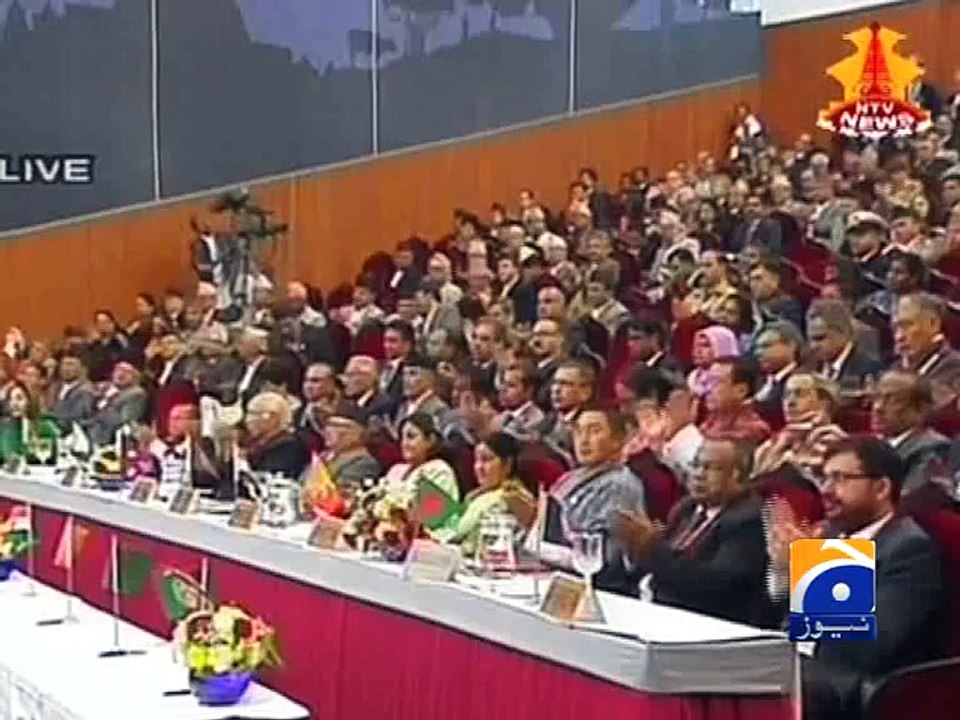 Pakistan, India Prime ministers meet briefly at SAARC conference-Geo Reports-27 Nov 2014