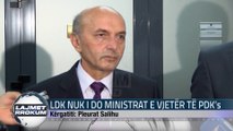 LDK NUK I DO MINISTRAT E VJETËR TË PDK’s