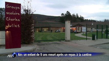 Décès d'un enfant dans une cantine scolaire de l'Ain