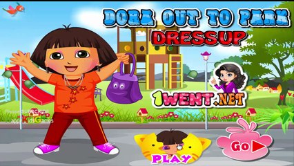 Dora the explorer Games -  Dora Out To Park Dressup Game - Walkthrough