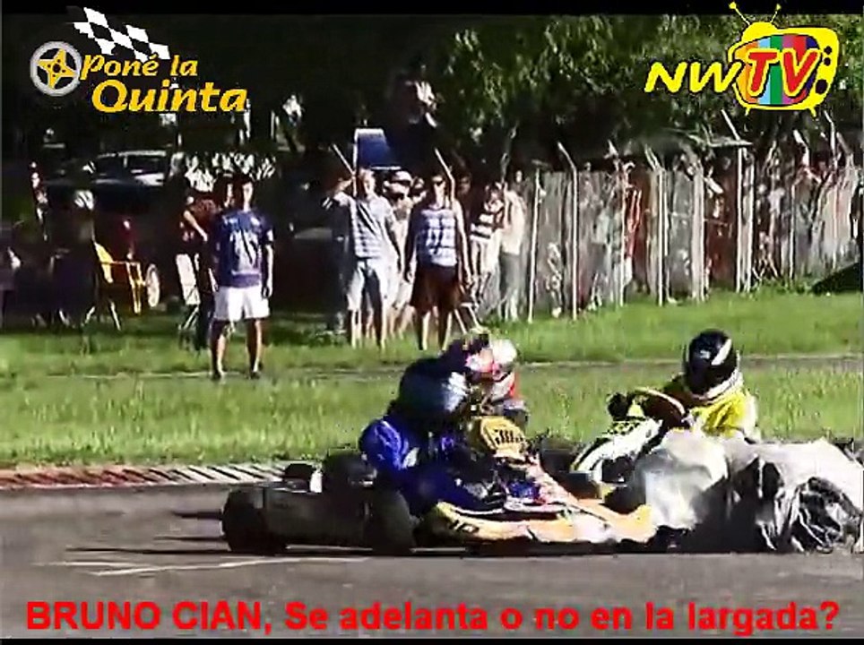 BRUNO CIAN Se adelanta o no en la largada?