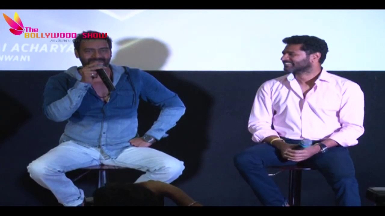 Ajay Devgan Dancing For Prabhudeva | Action Jackson