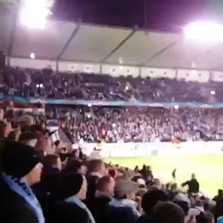 Malmo fans singing loud: UEFA MAFIA! (Malmo-Juve 26.11.2014)