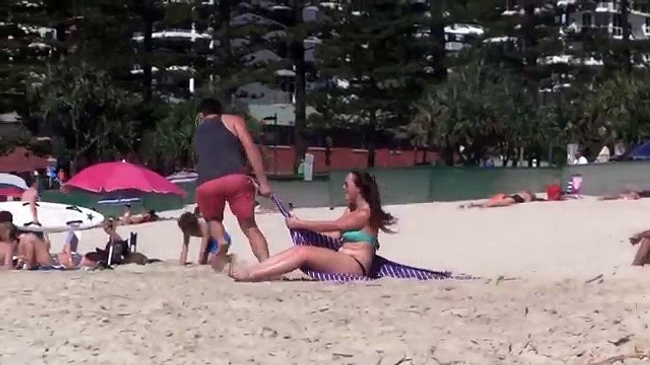 Stealing Peoples Towels Prank