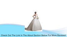 Winey Bridal White Bow Strapless Lace Pearls Dropped Ball Gown Wedding Bridal Dresses Review
