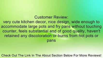 Le Creuset Silicone Round French Trivet, 8-Inch Review