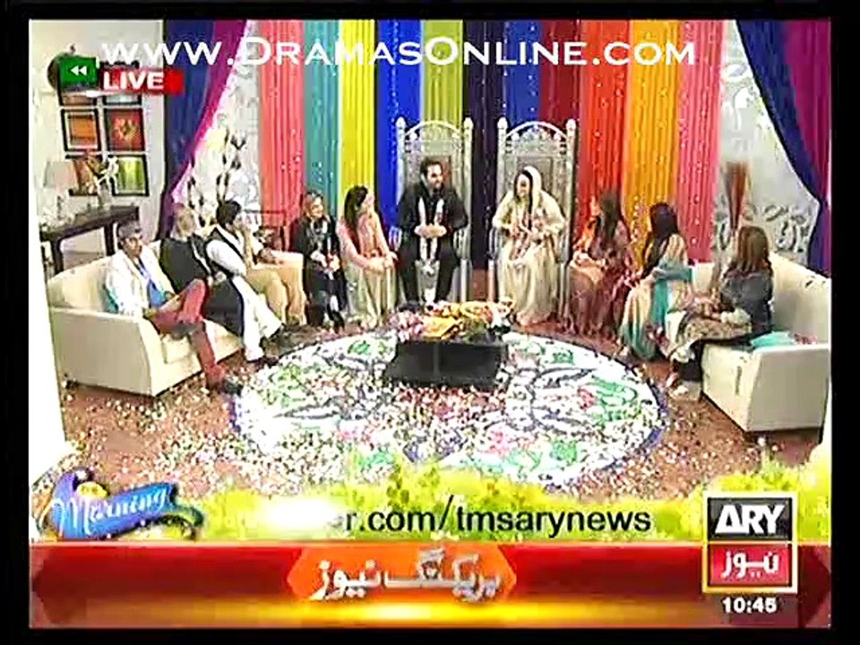 Faryal Mehmood telling how hatim met her & he tried to impress her, then they got engaged