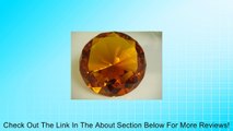 (100 MM) Orange Glass Diamond Shaped Paperweight 4 Inches Review