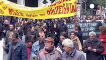 Греция: забастовка против мер жесткой экономии
