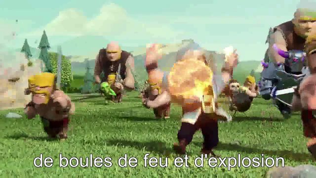 Clash of Clans FR Animation de l aventure du sorcier traduit FR