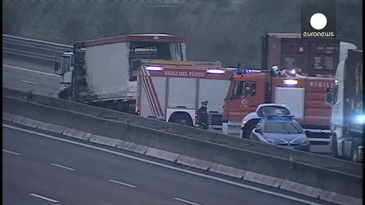 Missglückter Überfall auf Autobahn in Italien