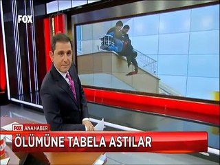 Ölümüne tabela astılar emniyet kemeri yerine arkadaşları tuttu