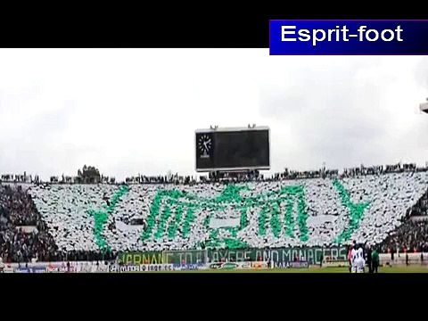 Raja de Casablanca: Tifo Fight For Raja Not For $ (jouez pour le club pas pour l'argent)