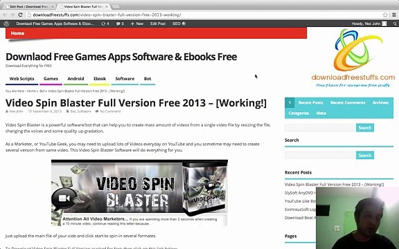 Video Spin Blaster Pro Software Full Version 2013 Free [Working]