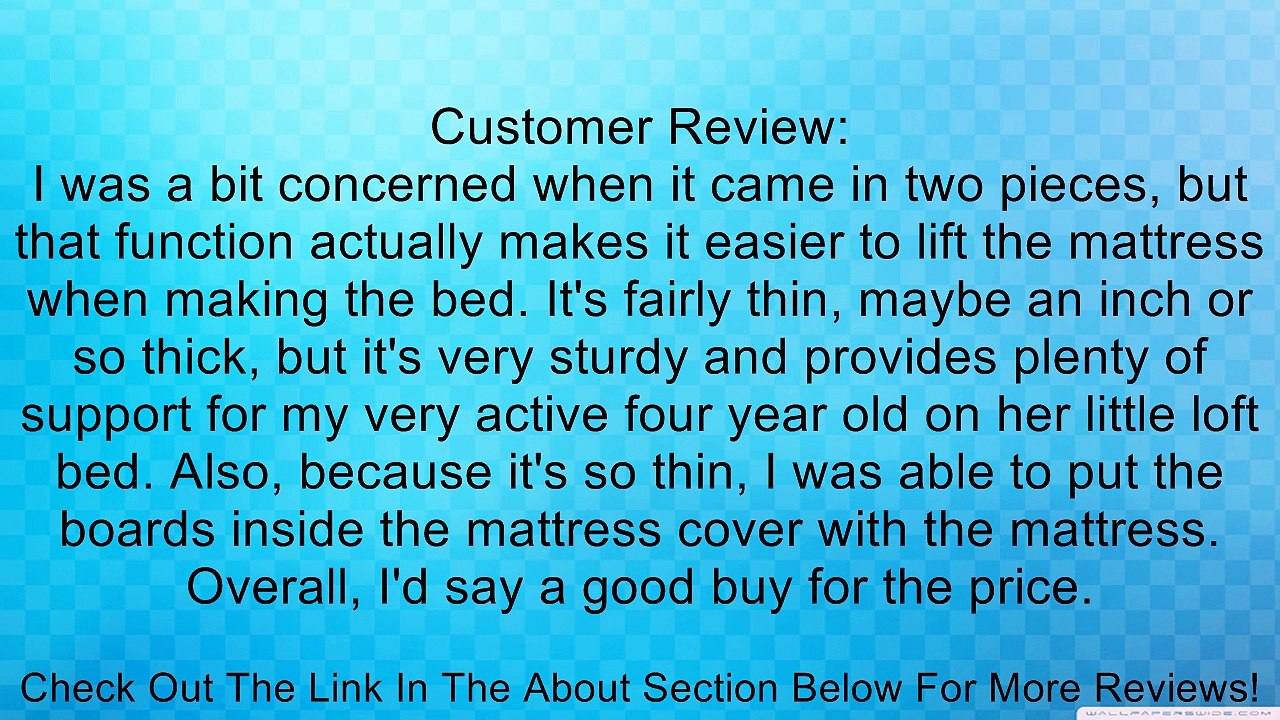 Wolf Twin Bunkie Board for Bunk Beds Review