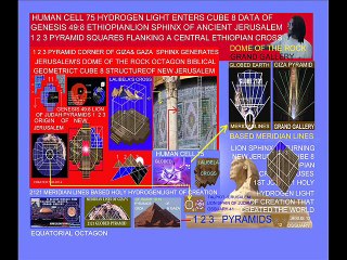 9051T-ALIEN  SUN CUBE OF NEW JERUSALEM INTERIOR U.F.O. WALL DATA-9051T