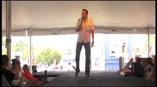 Mario Kombou sings It's Midnight at Elvis Week 2011 video