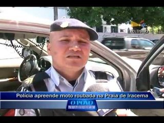 Preso homem com moto roubada - O Povo Notícias