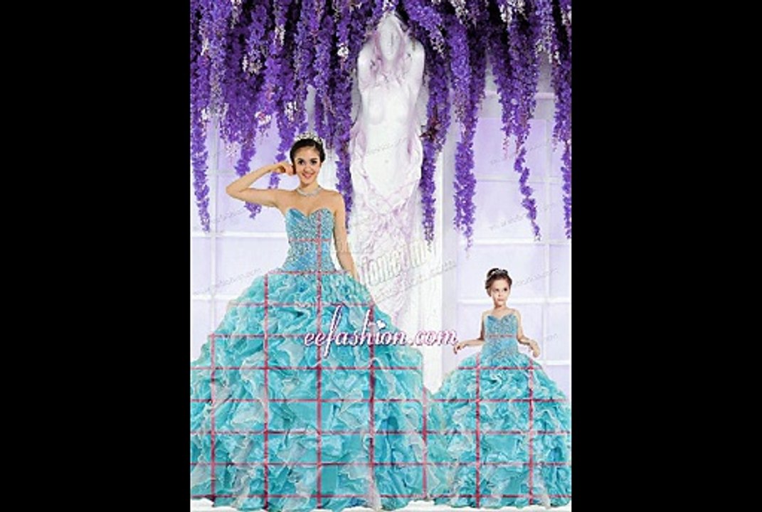 2015 inexperience beautiful organza rust red quinceanera dresses