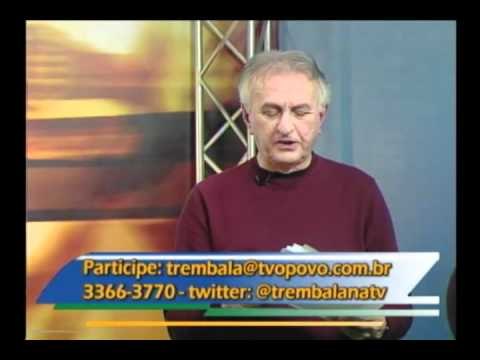 Osmar Baquit,presidente do Fortaleza no Trem Bala