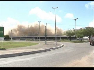 IMPLOSÃO DO CASTELÃO - SUTDIO NEWS - TV O POVO