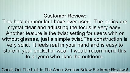 Barska 8x42 Battalion Monocular Review