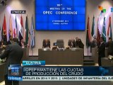 OPEP decidió mantener los precios del petróleo