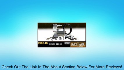 VIAIR 250C IG Series Compressor Kit 12V, CE, Intercooler Head, 100% Duty, Sealed Review