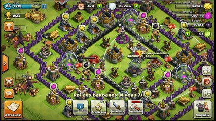 Clash of Clans FR SERIE aventure EP7 roi et reine vs gobelin