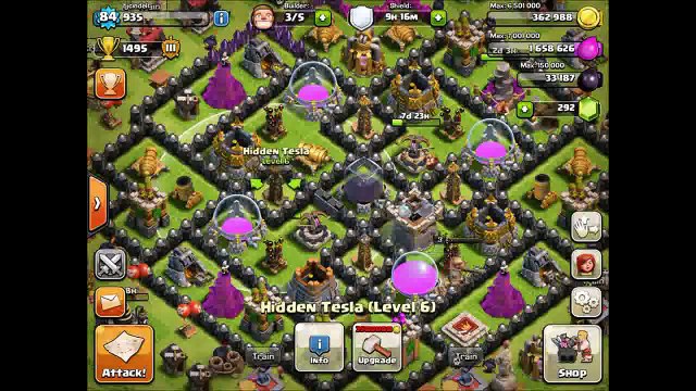 Clash of Clans FR TOP 3 des bases farming HDV 9