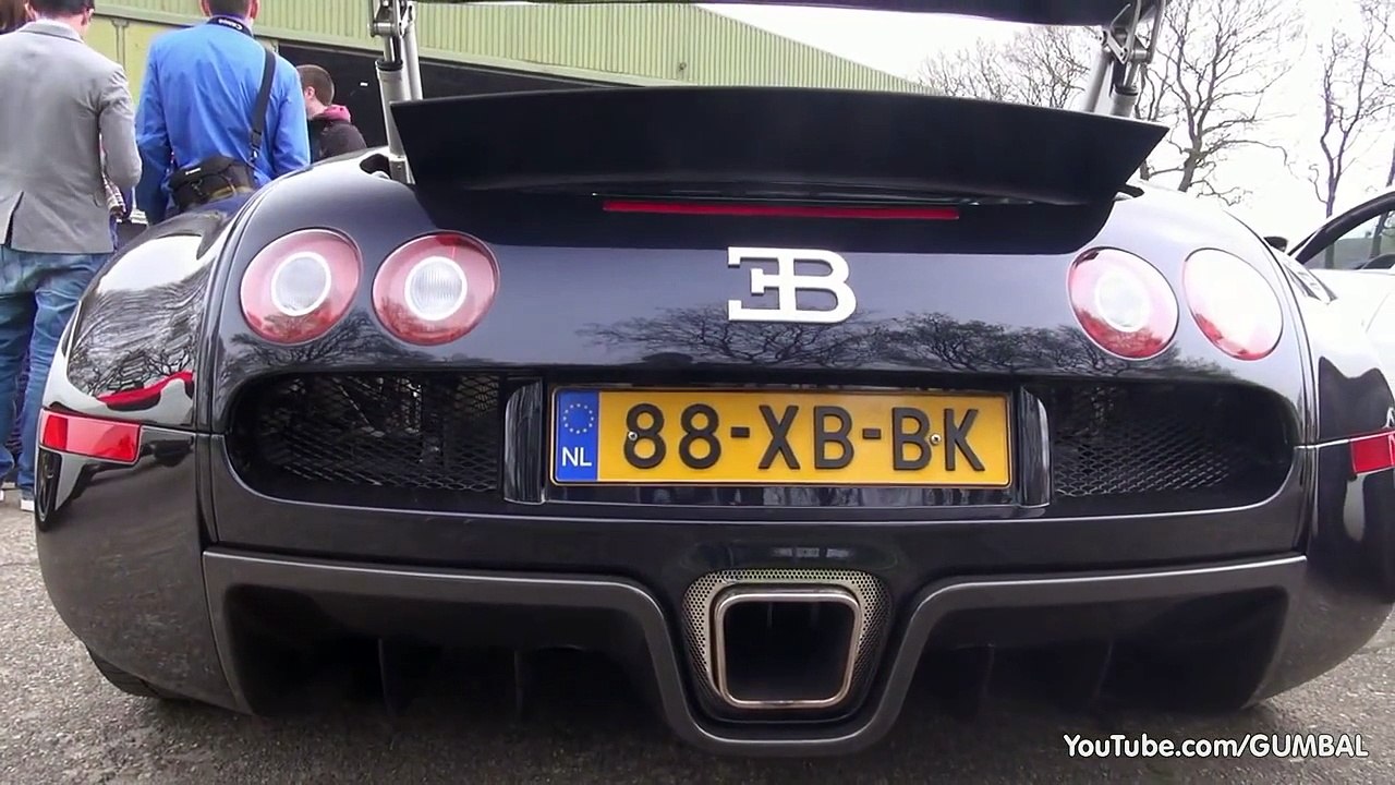 Bugatti Veyron w_ Mansory Exhaust vs Bugatti Veyron Grand Sport