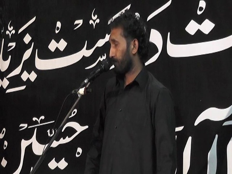 Zakir Habib Raza Haidri 1 Muharram 1436 - at Imambargah Najaf Manzil, Mozang Lahore