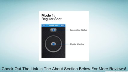 Satechi Bluetooth 4.0 Smart Trigger (C) Wireless Timer Remote Control Shutter for Canon (350D), XTi (400D), XSi (450D), XS (1000D), T1i (500D), T2i (550D), T3i (1100D), T4i (650D), T5i (700D) & Canon Powershot G1X, G10, G11, G12, G15, G16 & Pentax K7 & EL