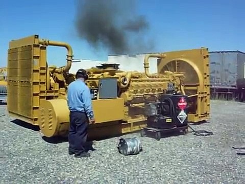 Caterpillar 3516 Generator Test Run Demo by IMP Corporation