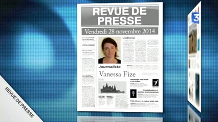 Revue de presse - Vendredi 28 novembre 2014