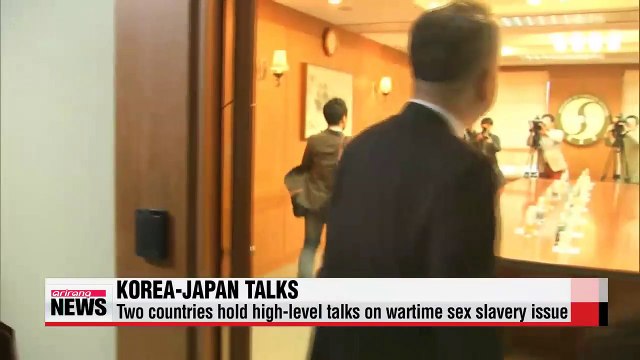 Korea, Japan hold high-level talks on wartime sex slavery issue